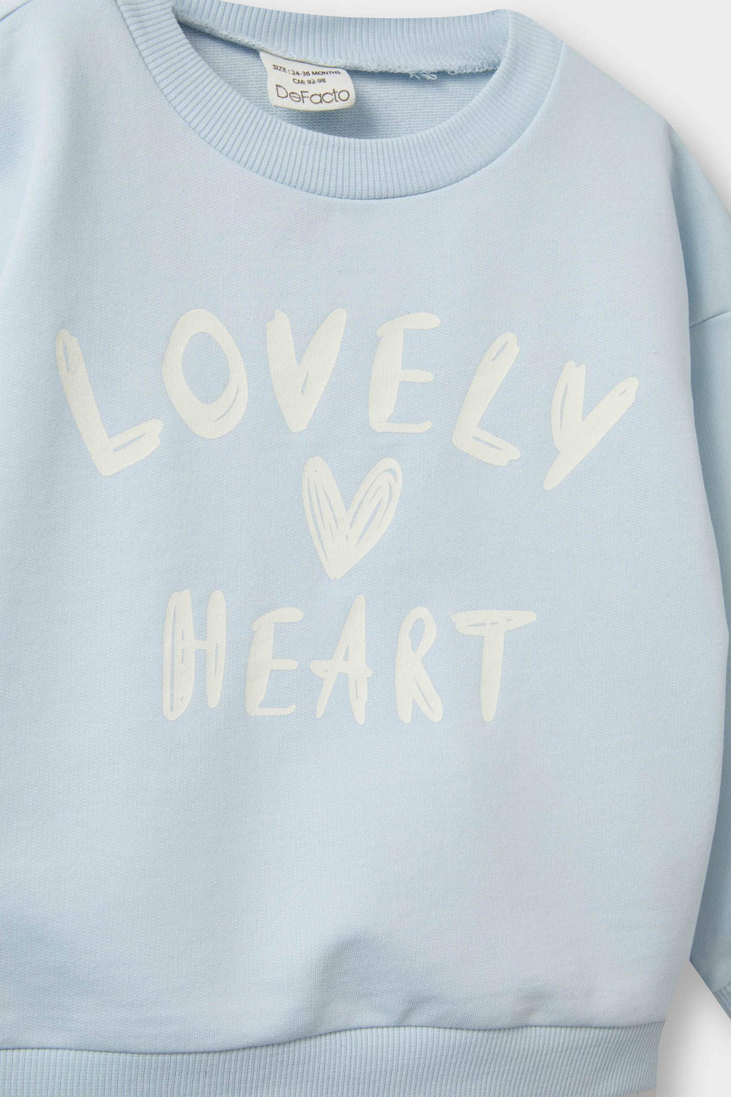 Baby Girl Crew Neck Printed Sweatshirt
