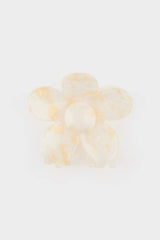 Women's Flower Motif Clothespin Hair Clip