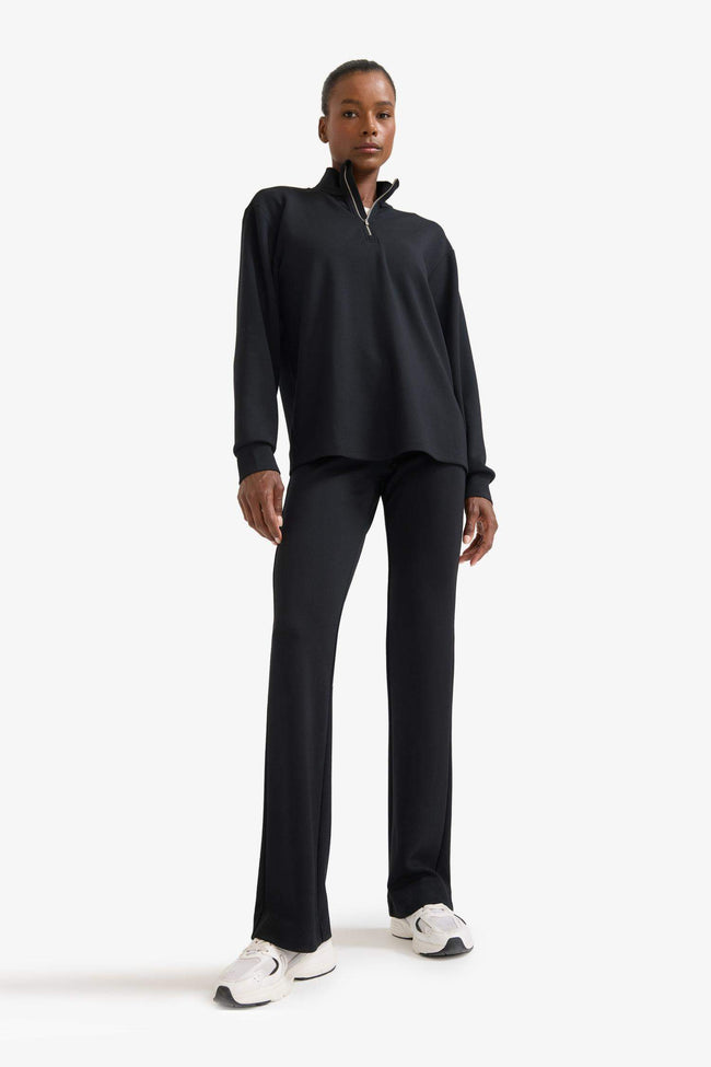 DeFactoFit Flare Fit Bell-bottom Standard Length Modal Soft Touch Trousers Main Image