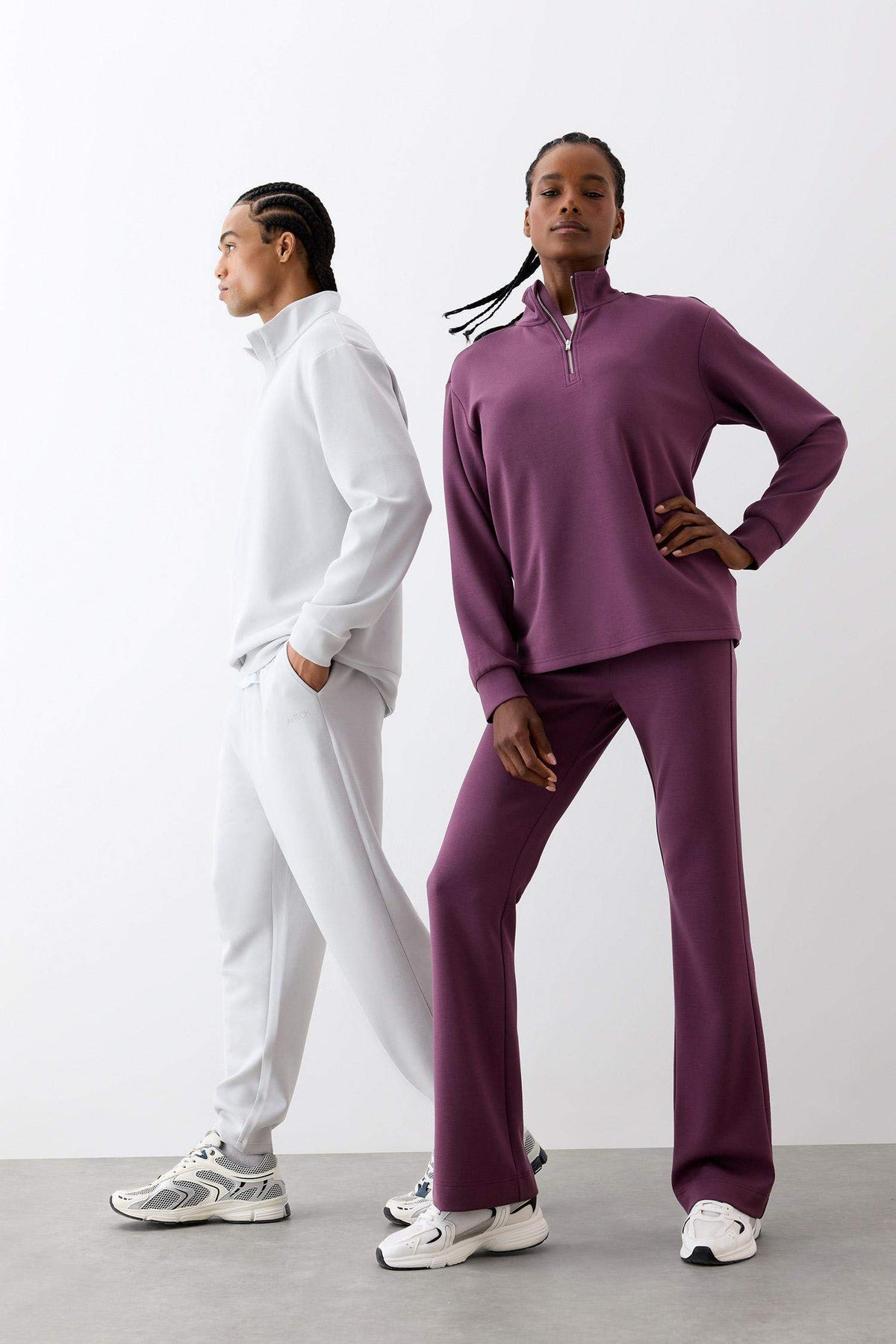 DeFactoFit Flare Fit Bell-bottom Standard Length Modal Soft Touch Trousers