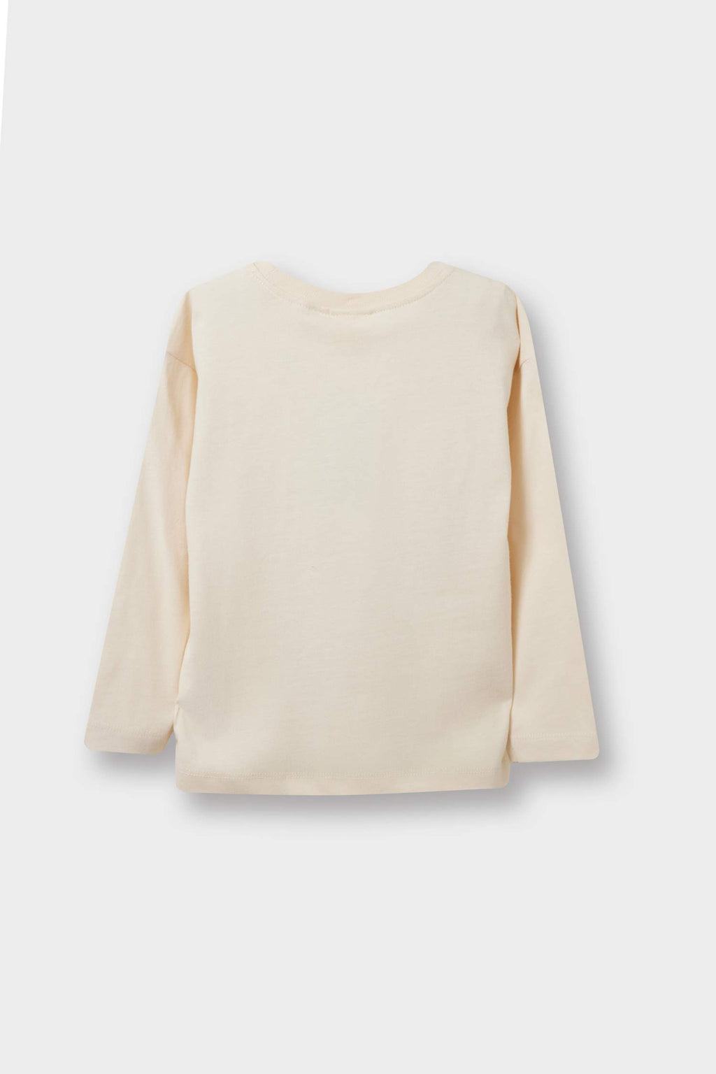 Baby Girl Crew Neck Heart Patterned 2-Pack Long Sleeve T-Shirt