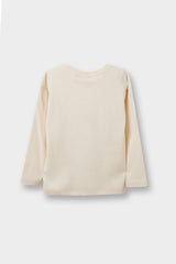 Baby Girl Crew Neck Heart Patterned 2-Pack Long Sleeve T-Shirt