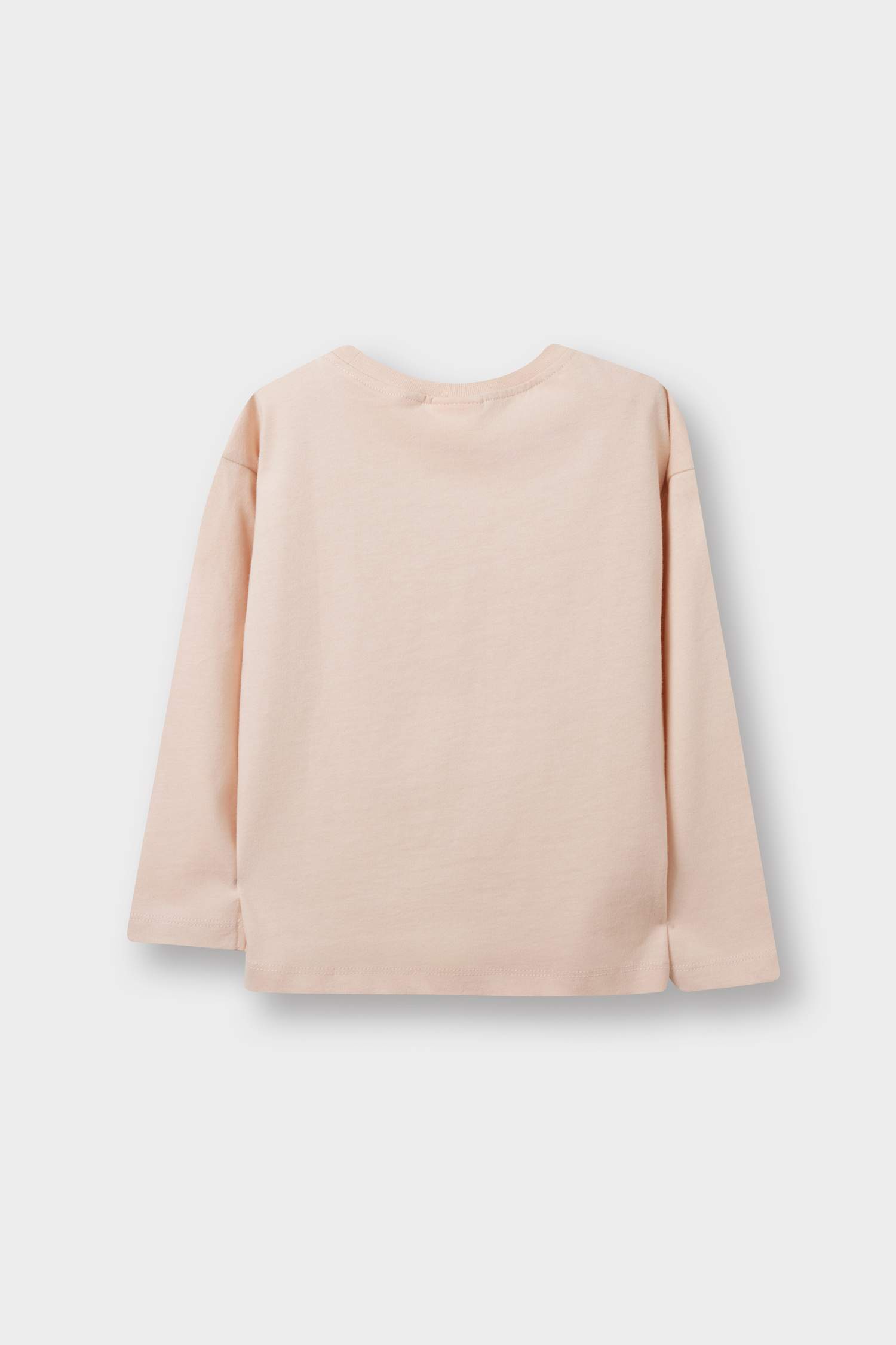 Baby Girl Crew Neck Heart Patterned 2-Pack Long Sleeve T-Shirt