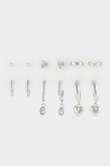 Women 6-Piece Earrings