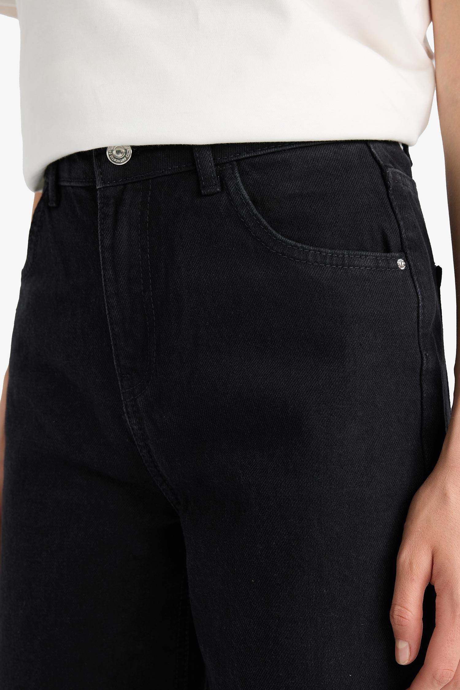 90's Wide Leg High Waist Long Jeans