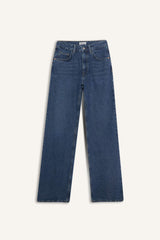 Straight Wide Leg High Waist Long Jeans