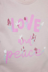 Baby Girl Crew Neck Printed Long Sleeve T-Shirt