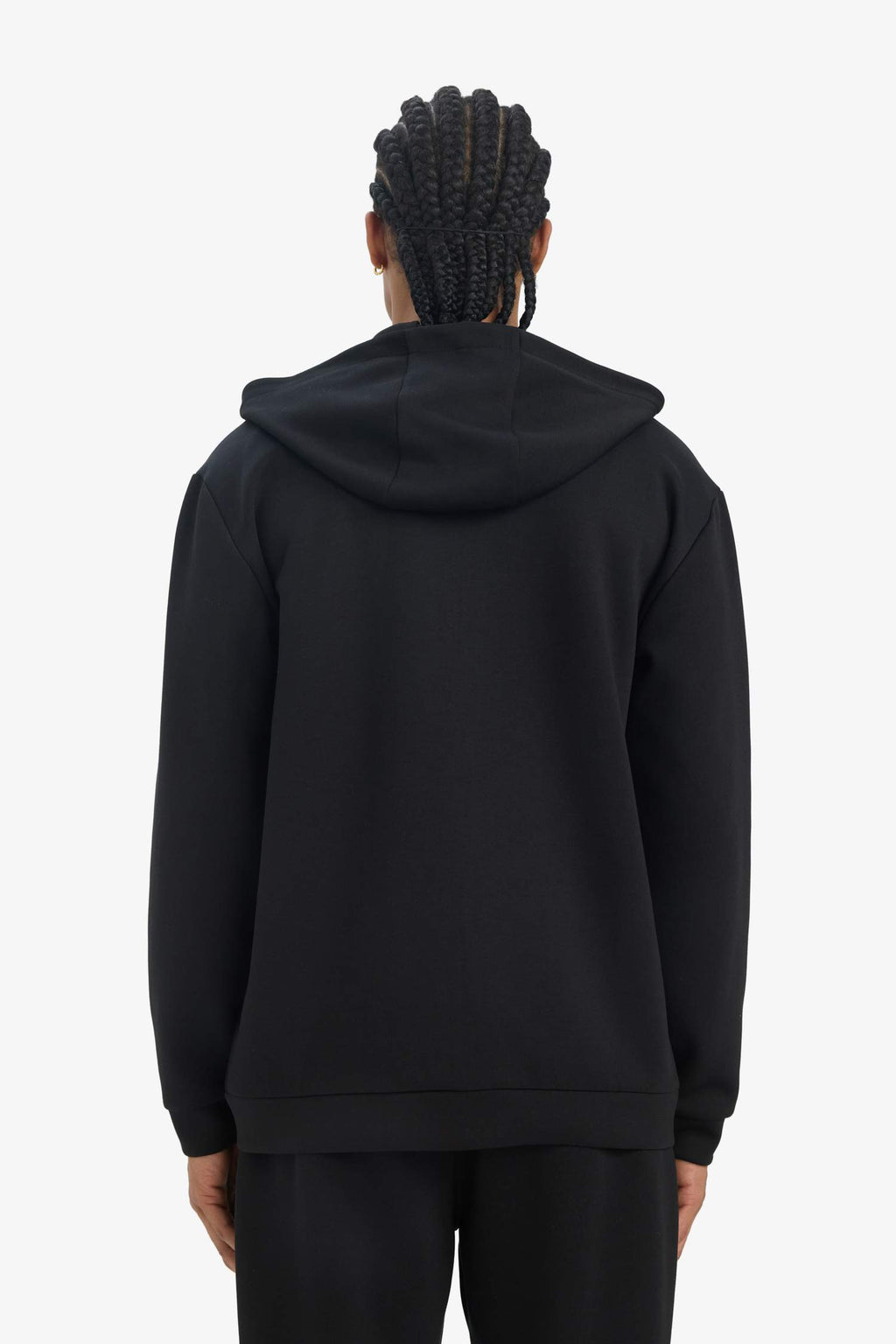 DeFactoFit Standard Fit Hooded Scuba Diving Fabric Soft Touch Zippered Cardigan