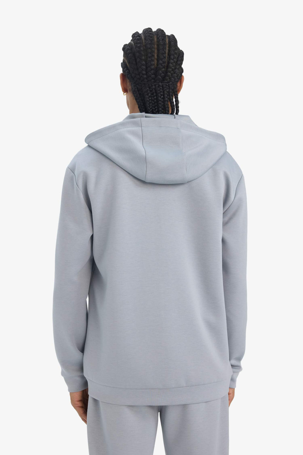 DeFactoFit Standard Fit Hooded Scuba Diving Fabric Soft Touch Zippered Cardigan