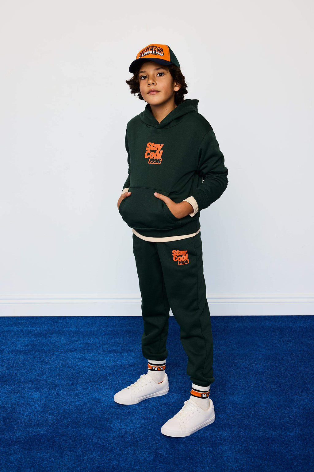 Boys' Elastic Waist Printed Sweatpants