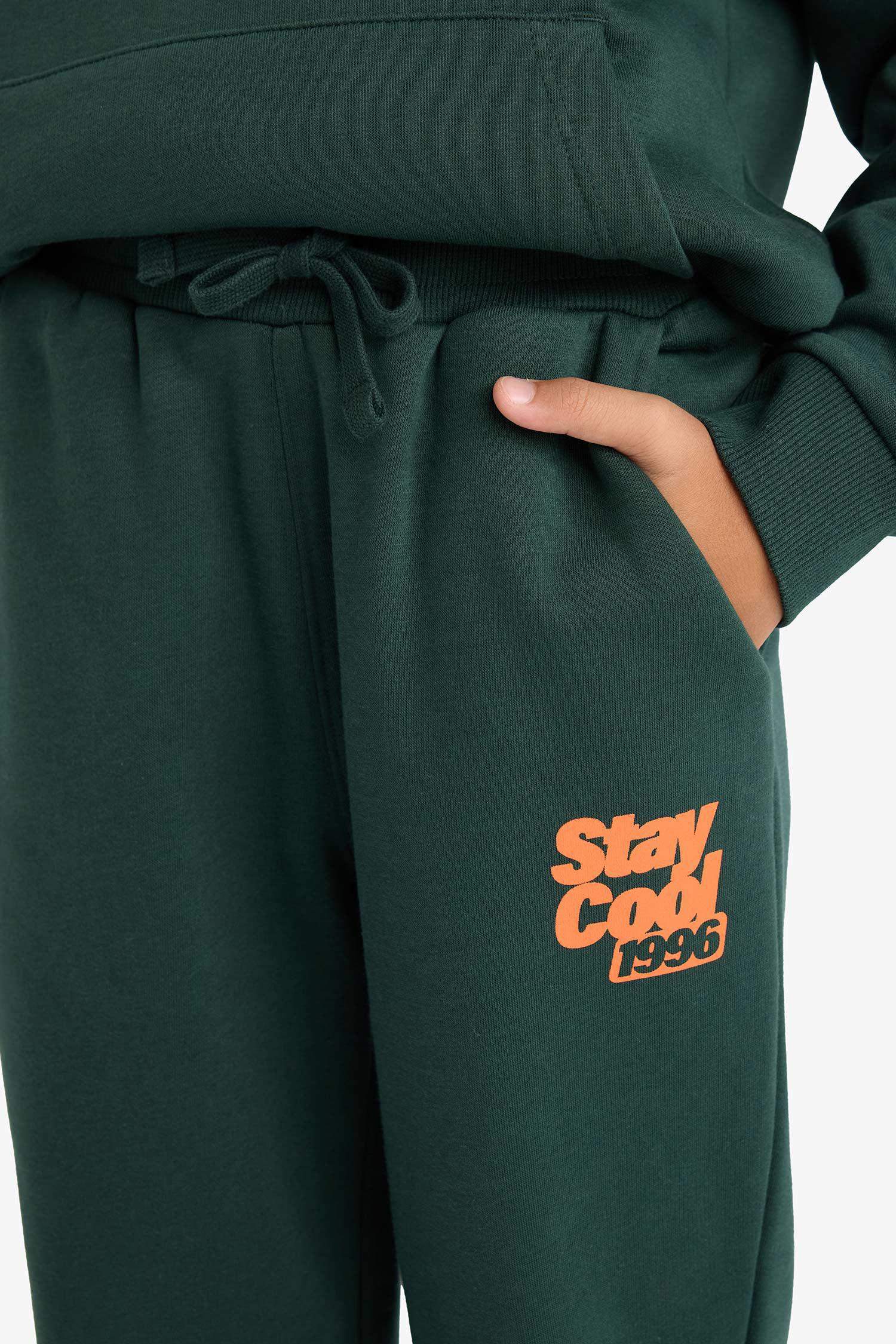 Boys' Elastic Waist Printed Sweatpants