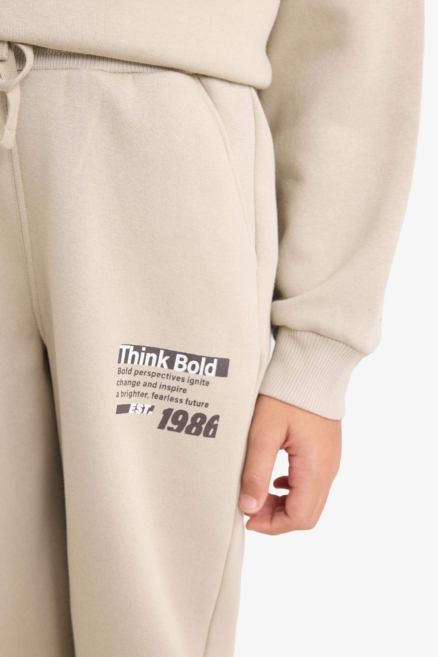 Boys' Elastic Waist Printed Sweatpants