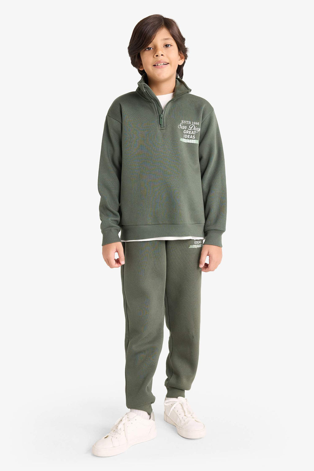 Boys' Elastic Waist Printed Sweatpants