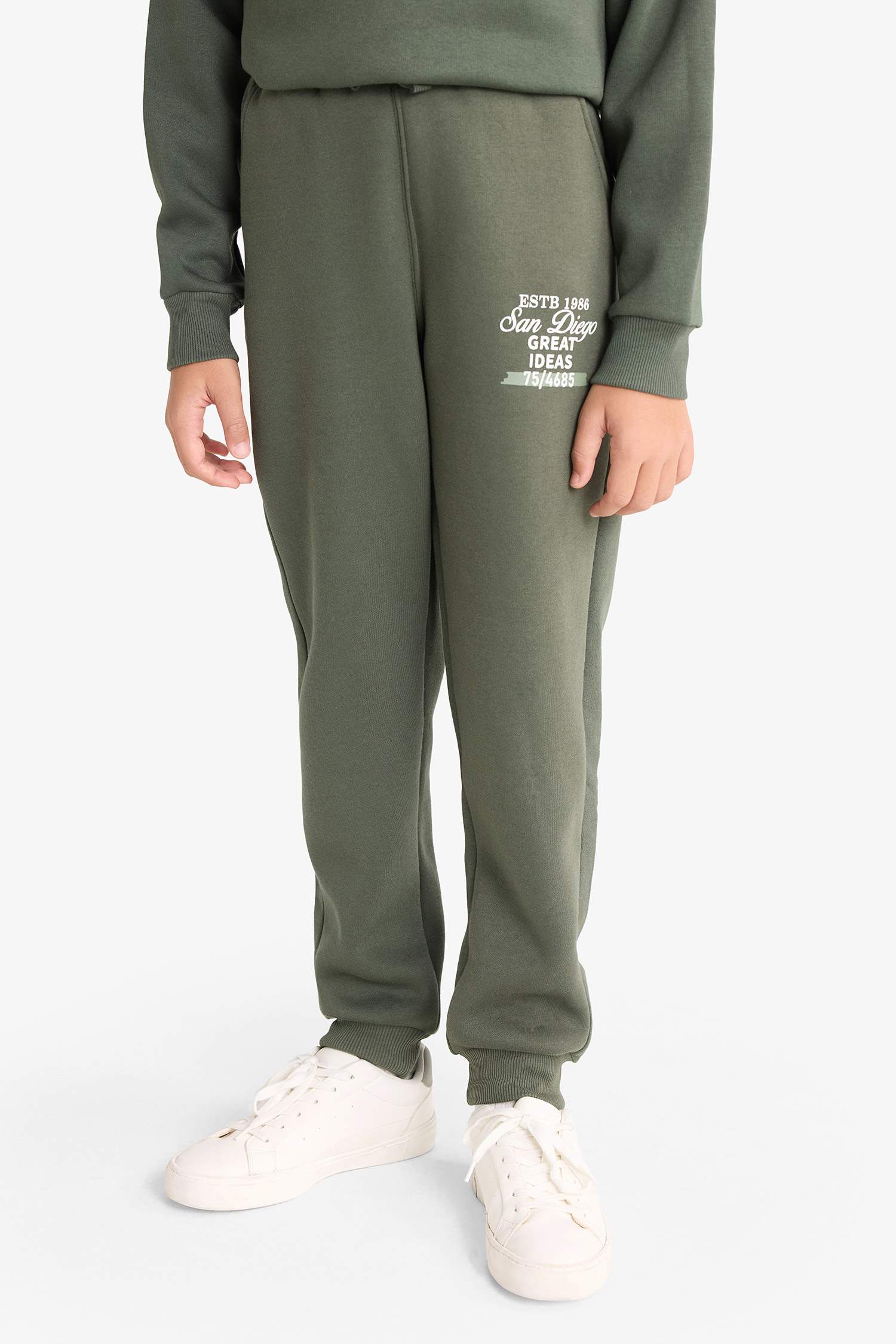 Boys' Elastic Waist Printed Sweatpants