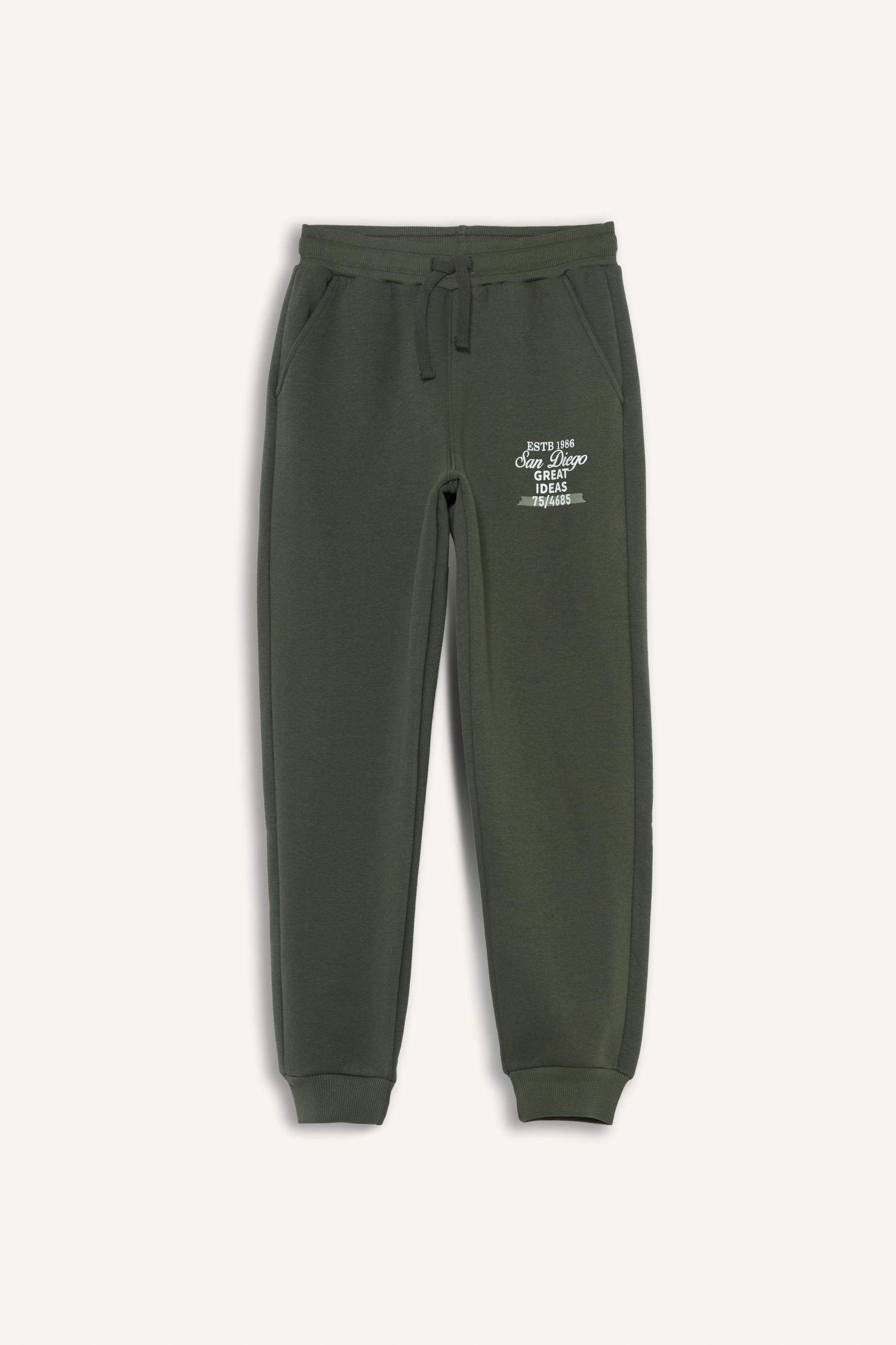 Boys' Elastic Waist Printed Sweatpants