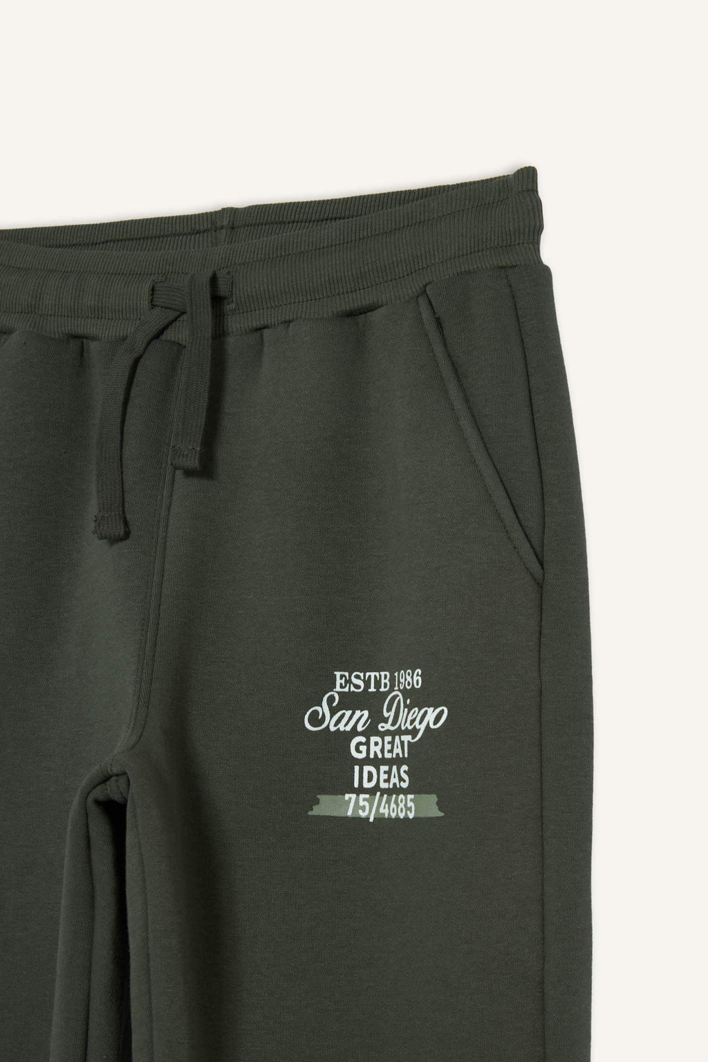 Boys' Elastic Waist Printed Sweatpants