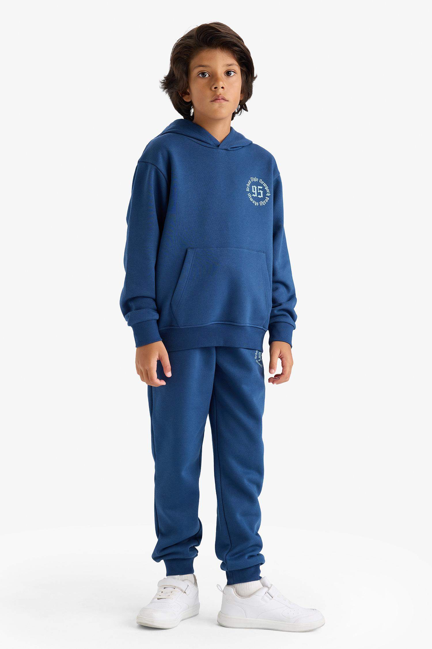 Boys' Elastic Waist Printed Sweatpants