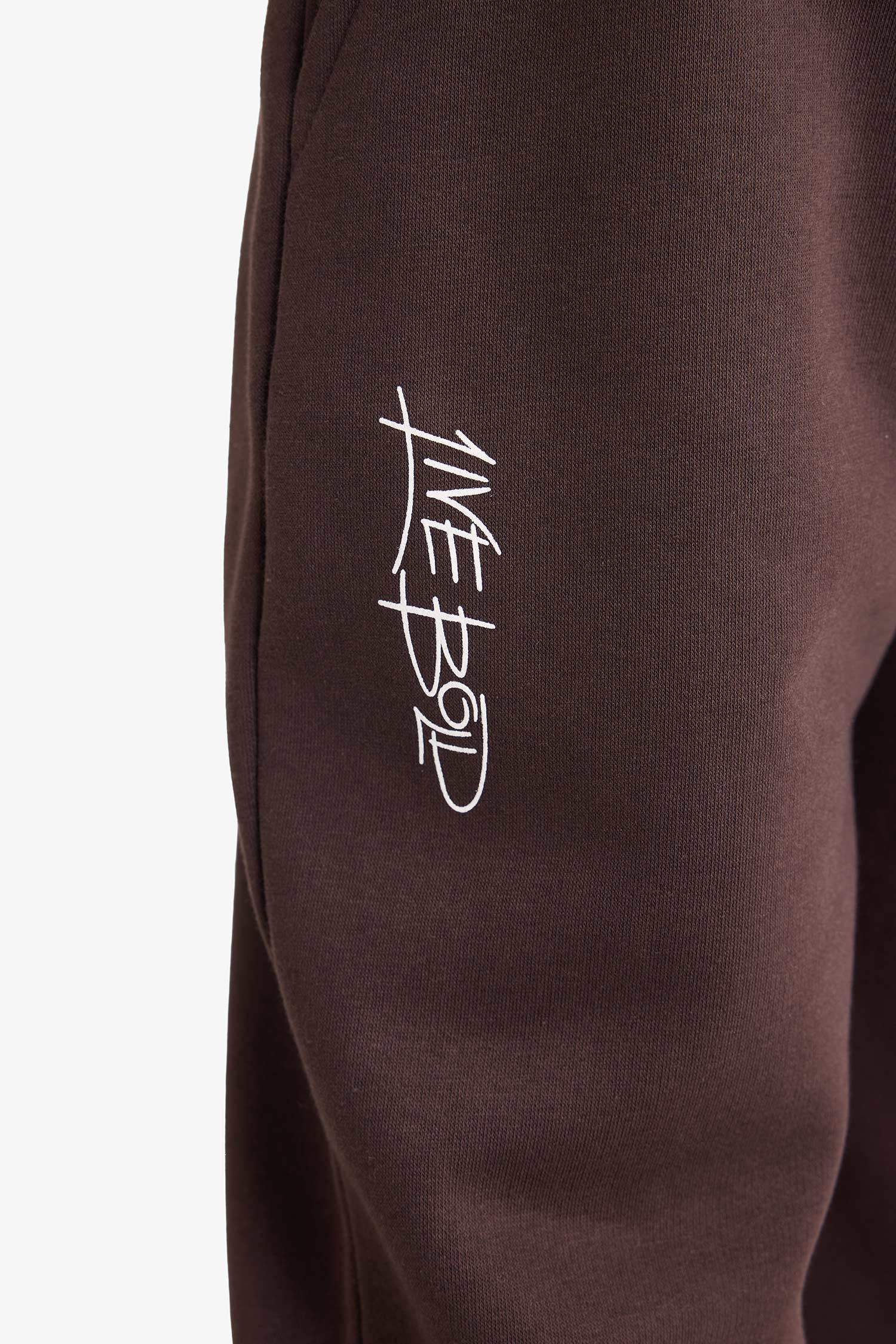 Boys' Elastic Waist Printed Sweatpants