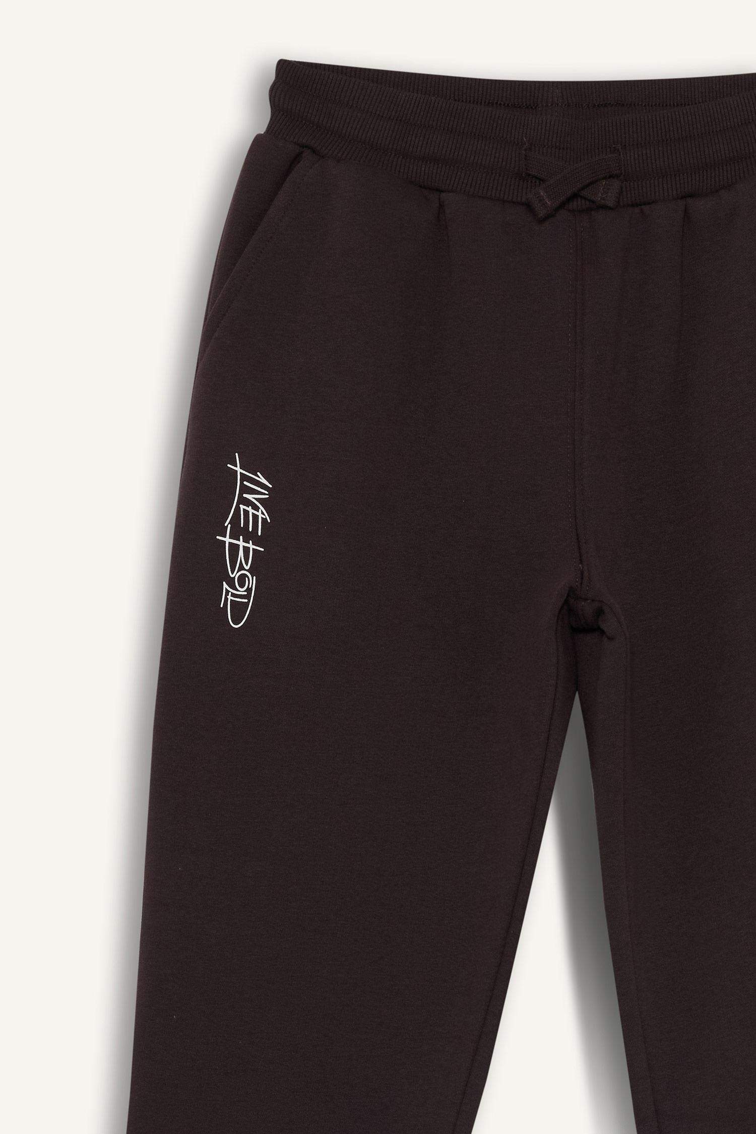 Boys' Elastic Waist Printed Sweatpants