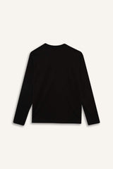 Boys Crew Neck Printed Long Sleeve T-Shirt