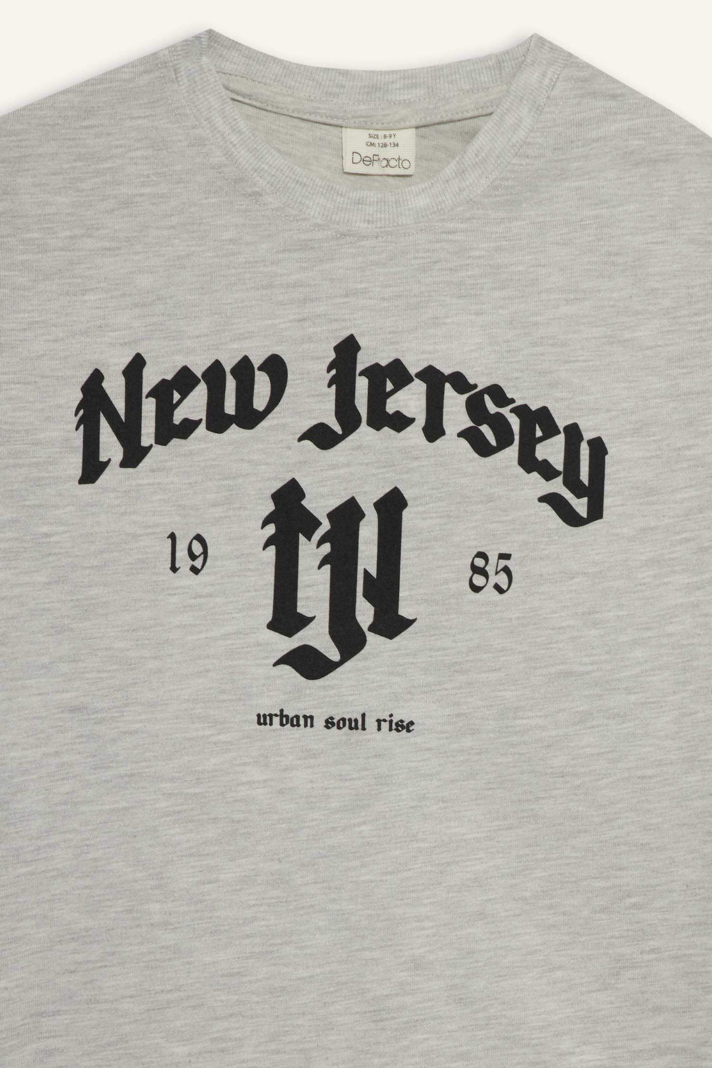 Boys Crew Neck Printed Long Sleeve T-Shirt