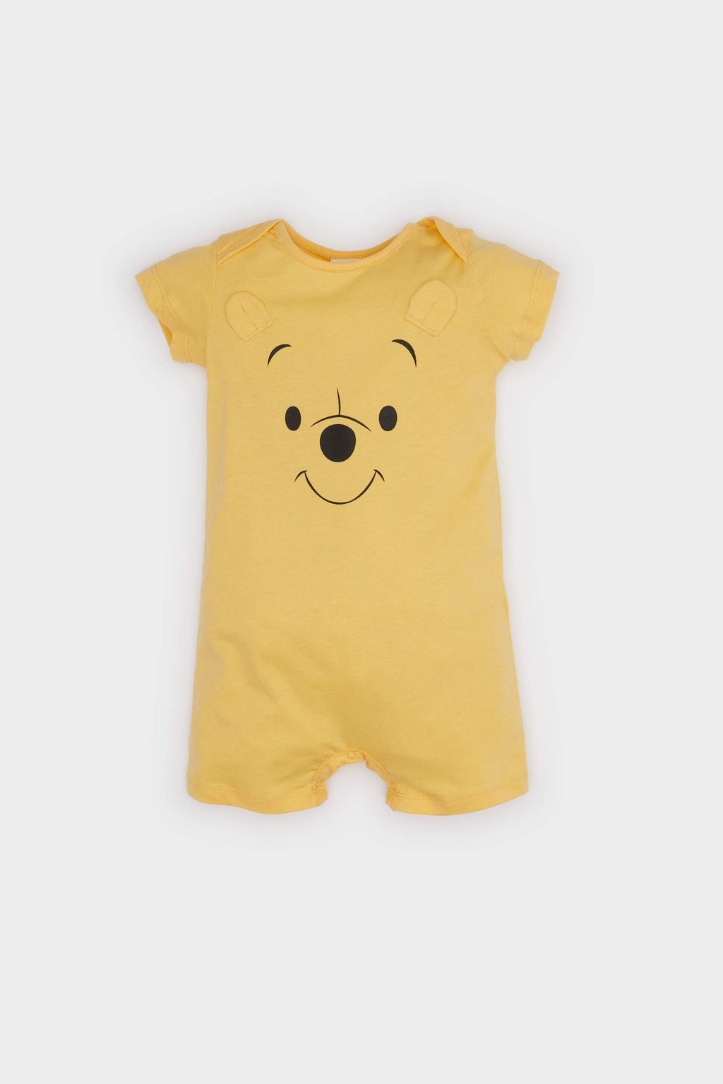 Baby Boy Newborn Disney Winnie The Pooh Combed Cotton Short Sleeve Romper