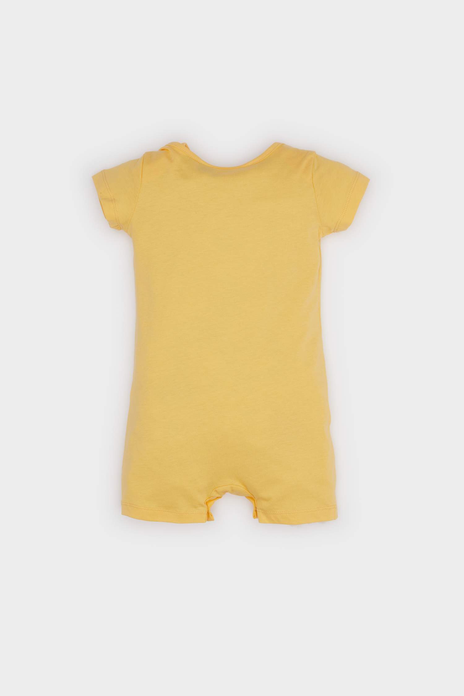 Baby Boy Newborn Disney Winnie The Pooh Combed Cotton Short Sleeve Romper
