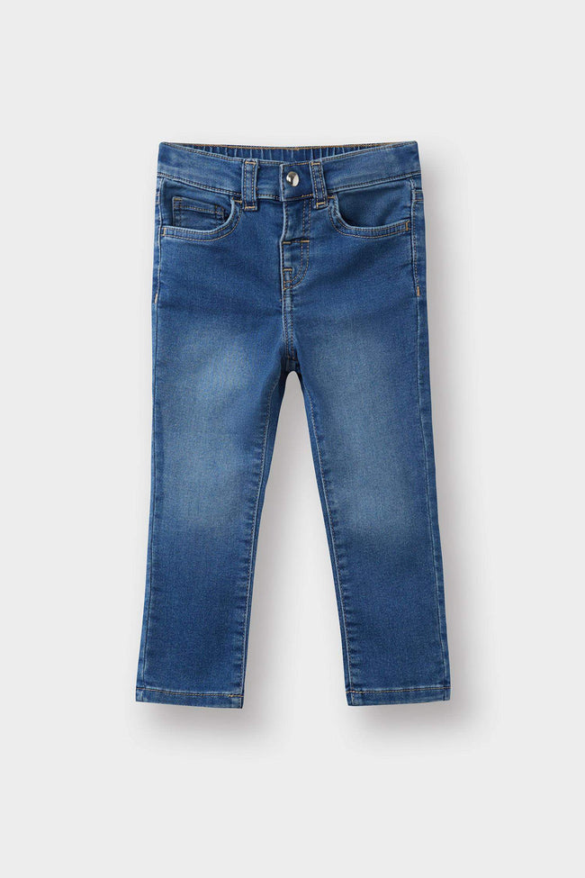 Baby Girl Elastic Waist Jeans Main Image