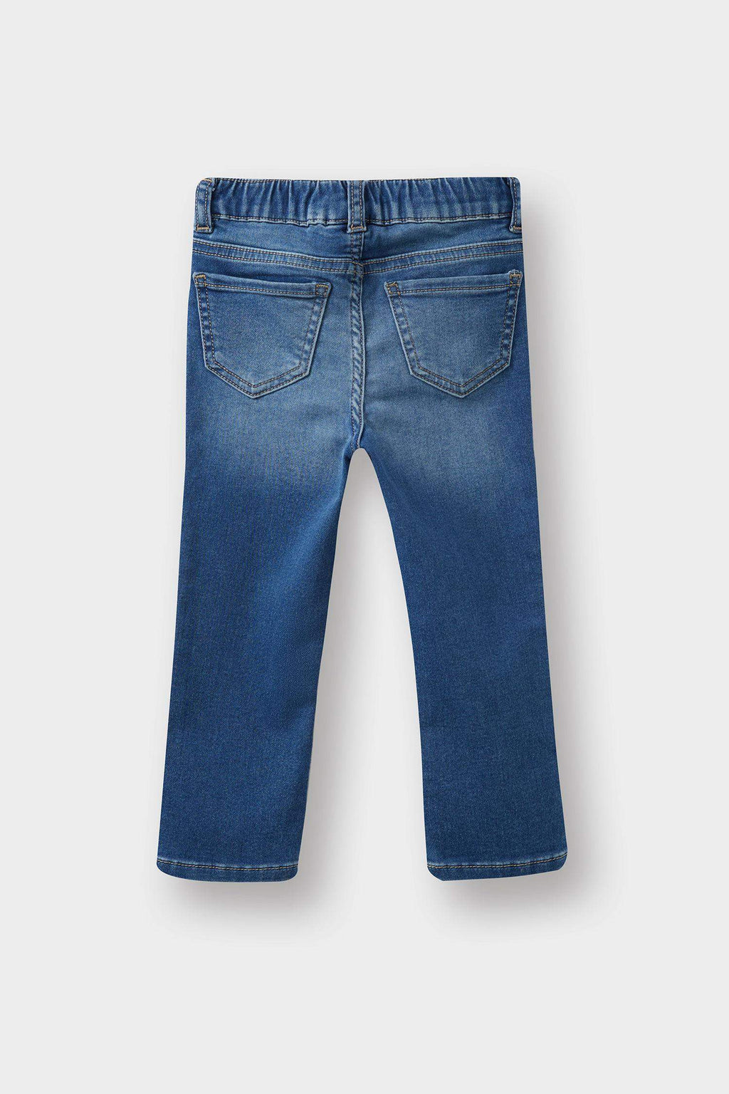 Baby Girl Elastic Waist Jeans