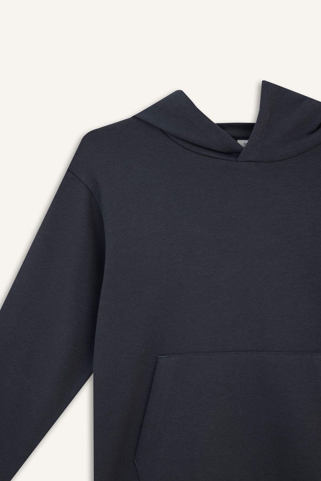 Boys Basic Plain Hooded School Sweatshirt