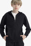 Boys' Basic Plain Hooded Zip-Up Sweatshirt