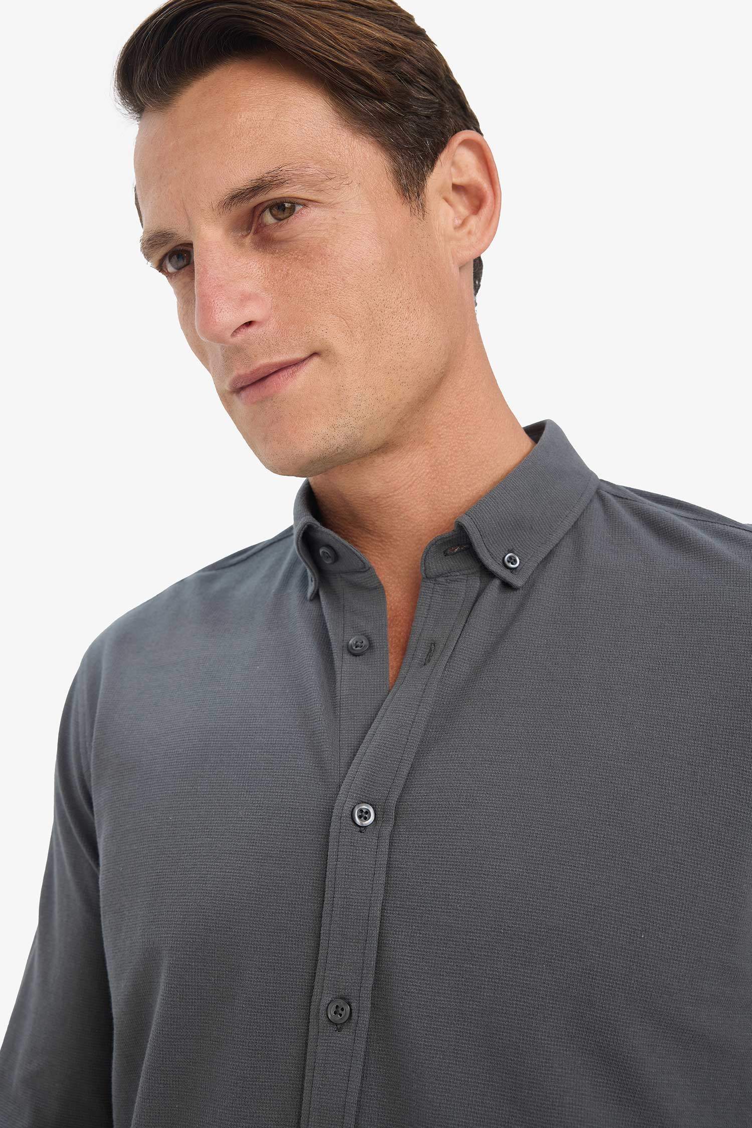 Regular Fit Polo Shirt Long Sleeve Shirt
