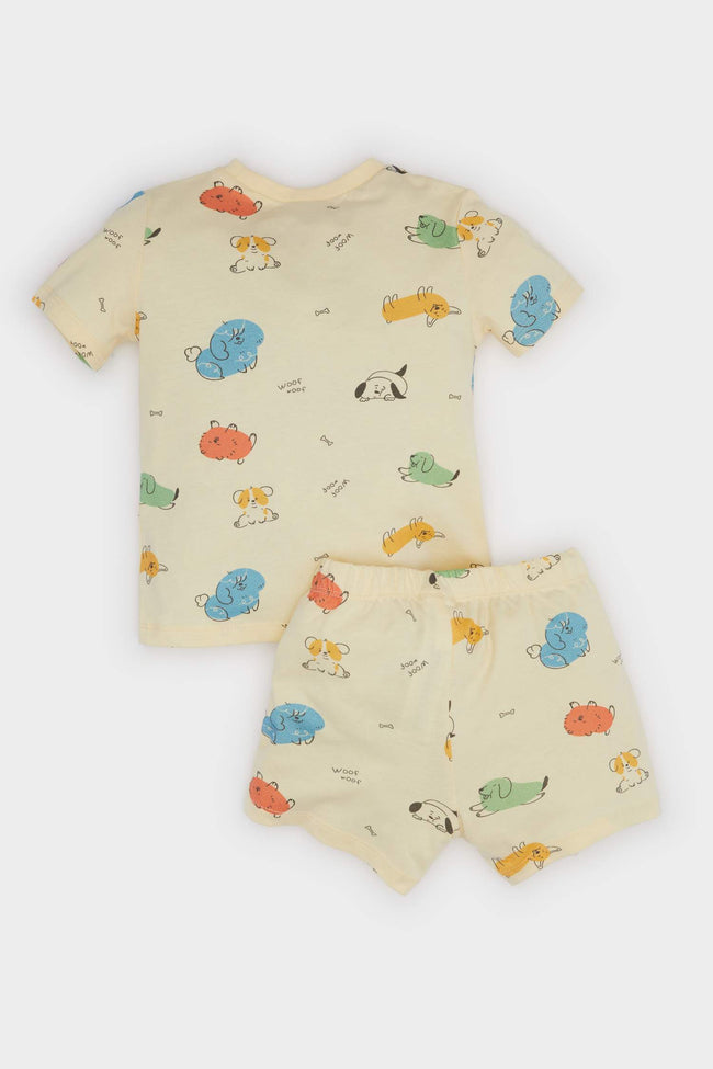 Baby Boy Cotton Top Shorts 2 Piece Pajama Set Main Image