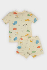 Baby Boy Cotton Top Shorts 2 Piece Pajama Set