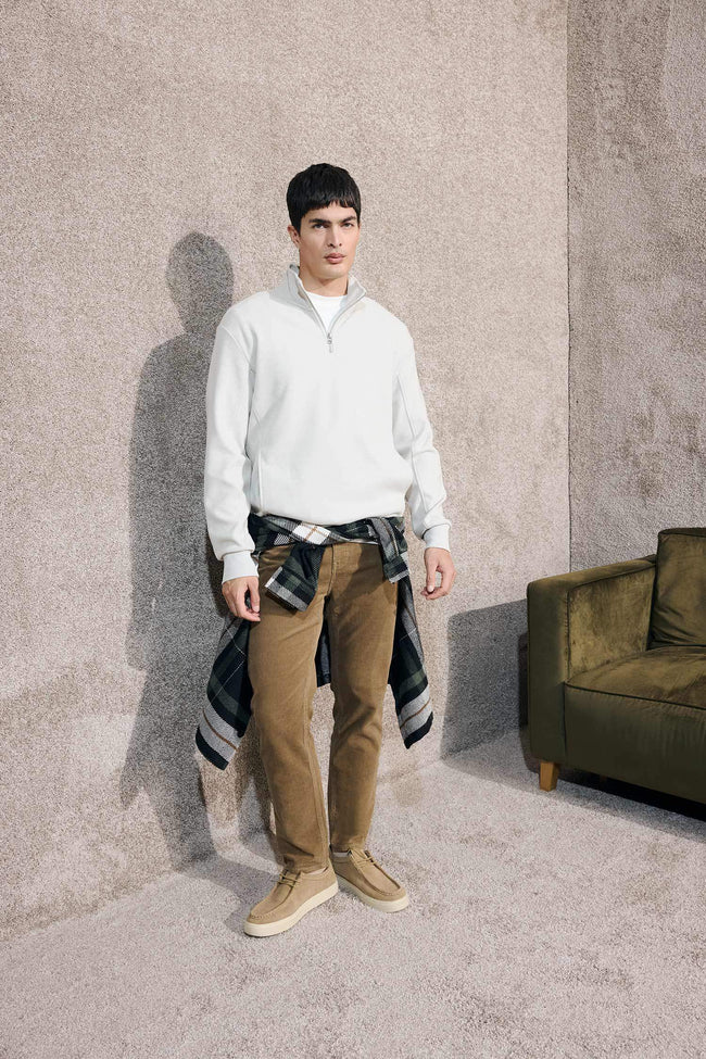 Regular Fit Half-Zip Sweatshirt Main Image