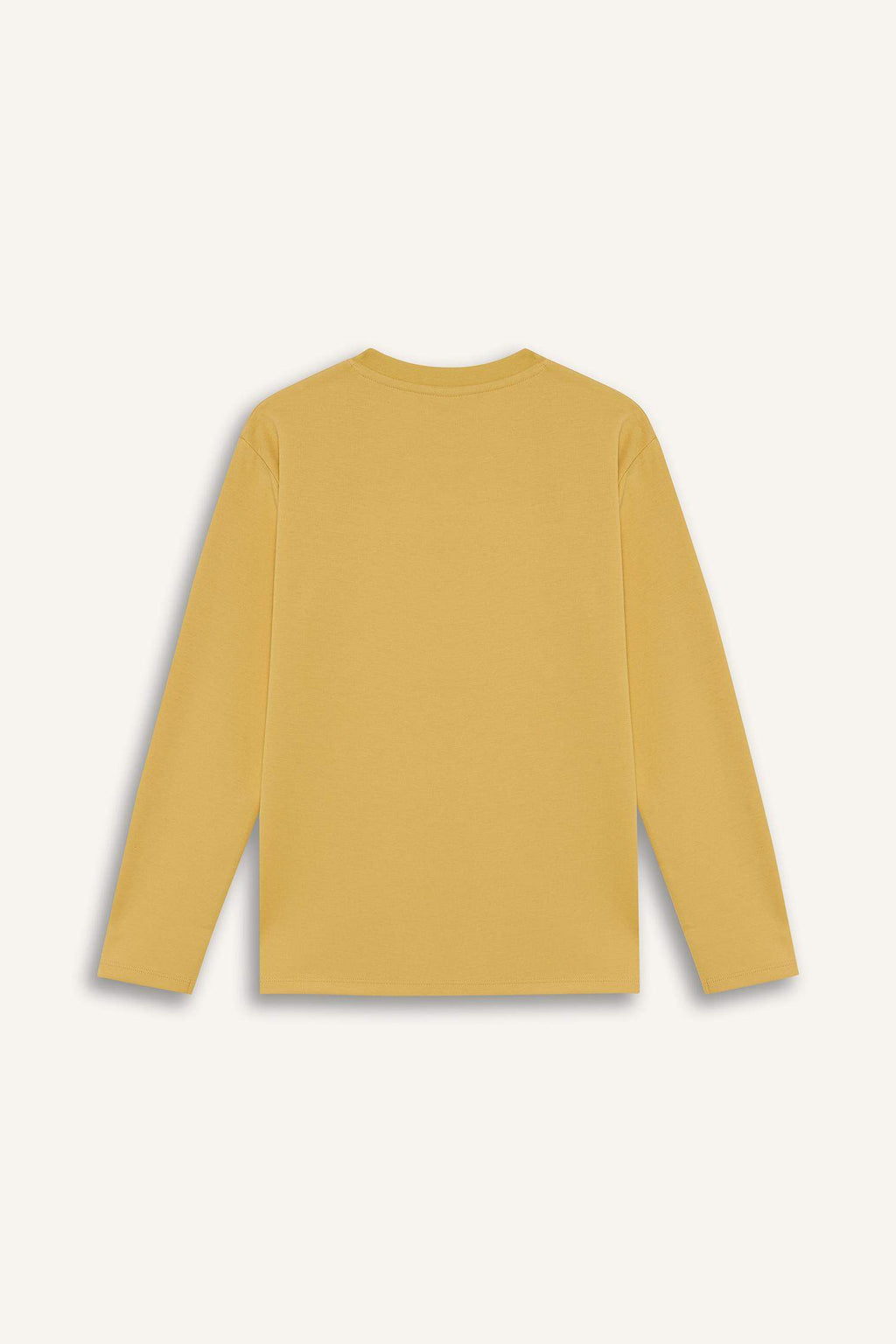 T-shirt for boys with long sleeves, loose fit, round neck.