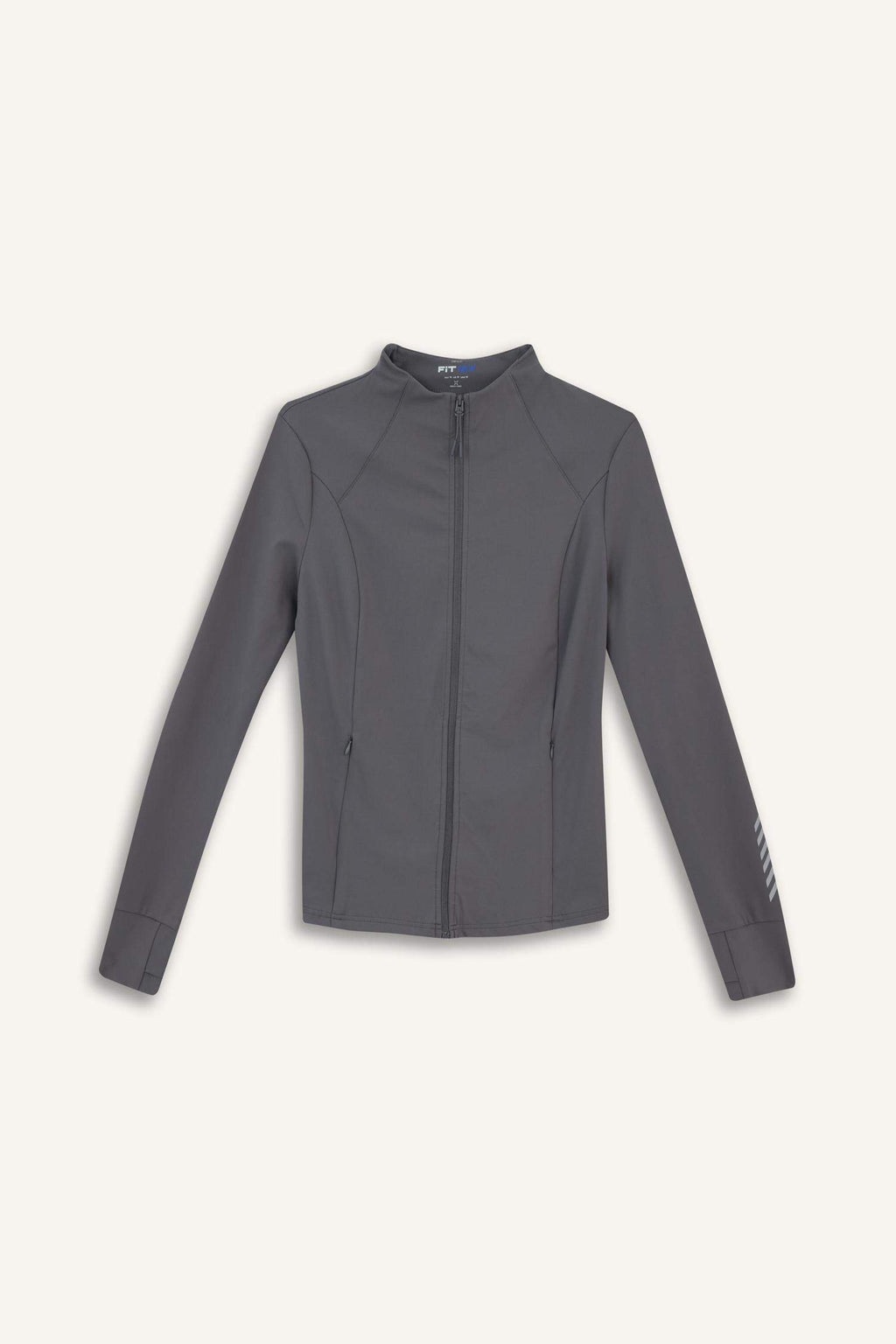 Slim Fit Slim Cut Stand Collar Cardigan