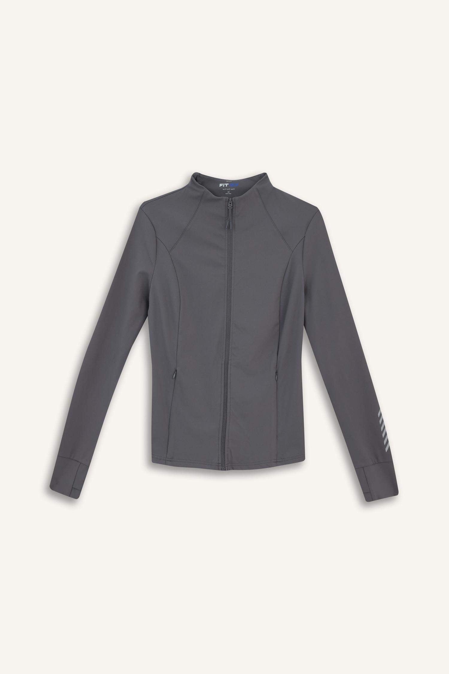 Slim Fit Slim Cut Stand Collar Cardigan