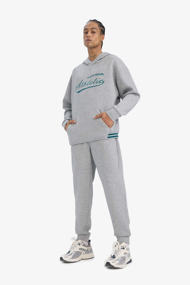 DeFactoFit Oversize Fit Hooded Scuba Fabric Sports Sweatshirt Main Image