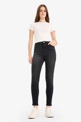 Skinny Fit High Waist Ankle Length Jeans