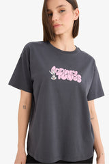 Cool Looney Tunes Oversize Wide-Mould Back Printed Short Sleeve T-Shirt