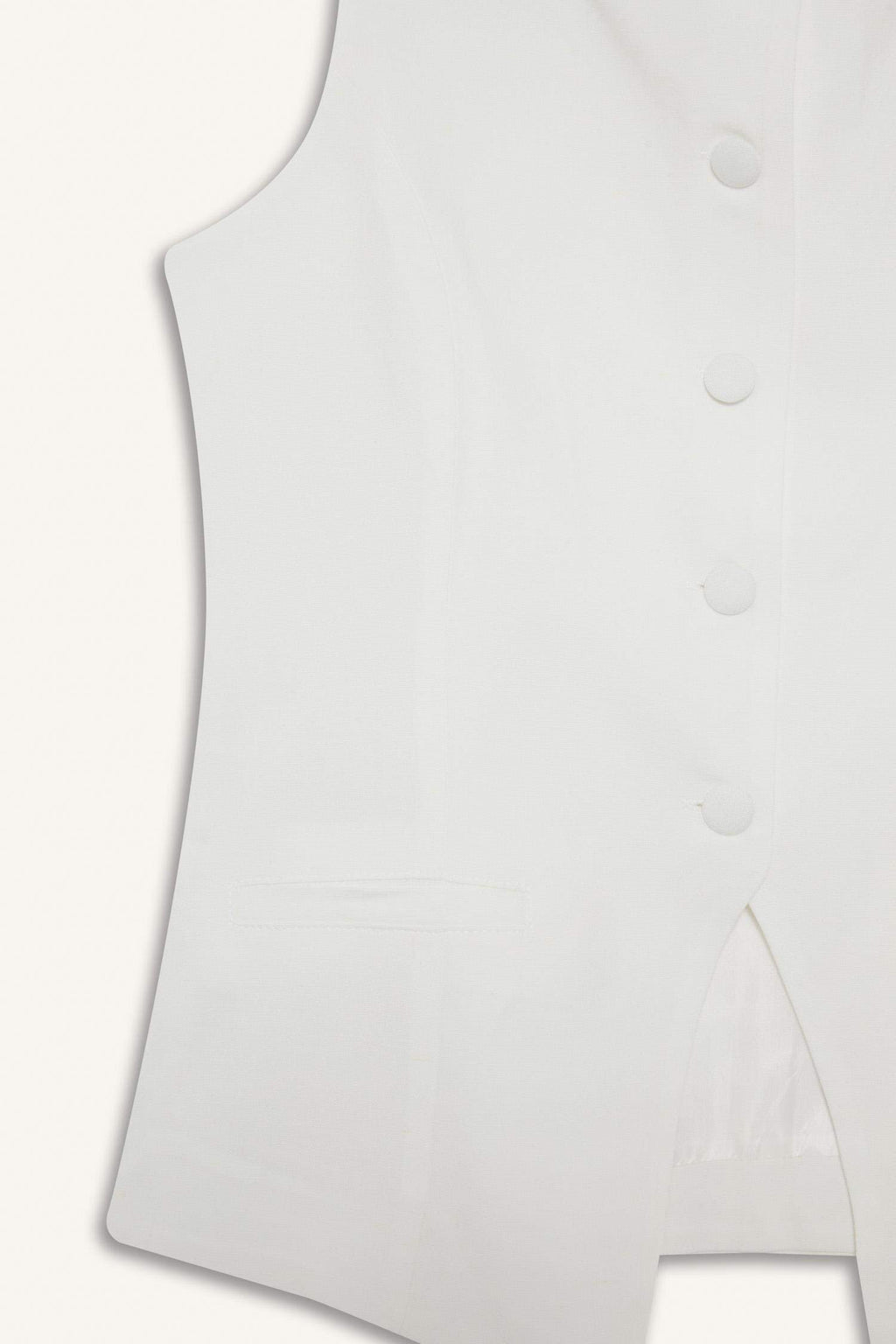 Slim Fit Crew Neck Vest