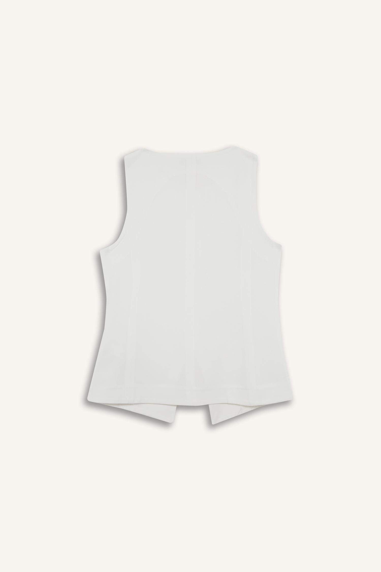 Slim Fit Crew Neck Vest
