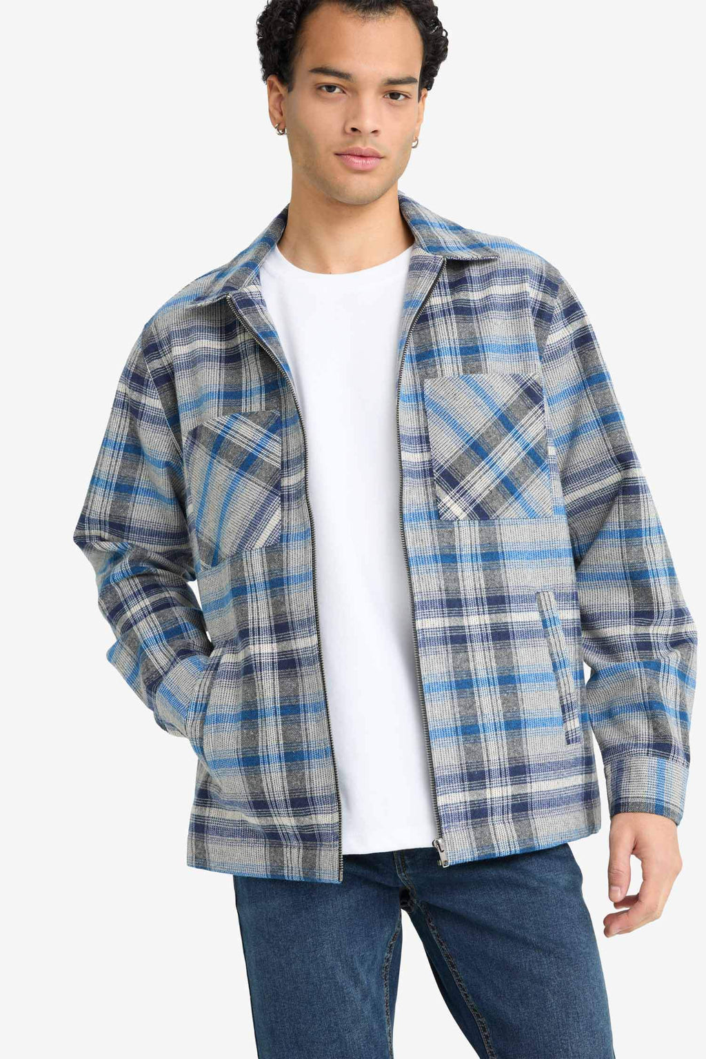 Regular Fit Flannel Long Sleeve Shirt