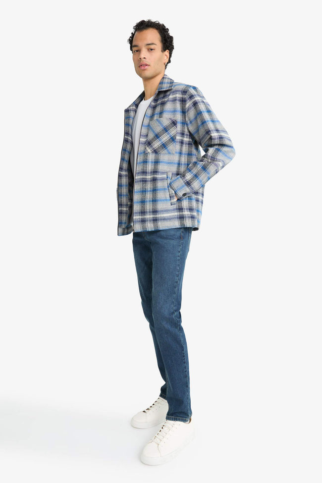 Regular Fit Flannel Long Sleeve Shirt Main Image
