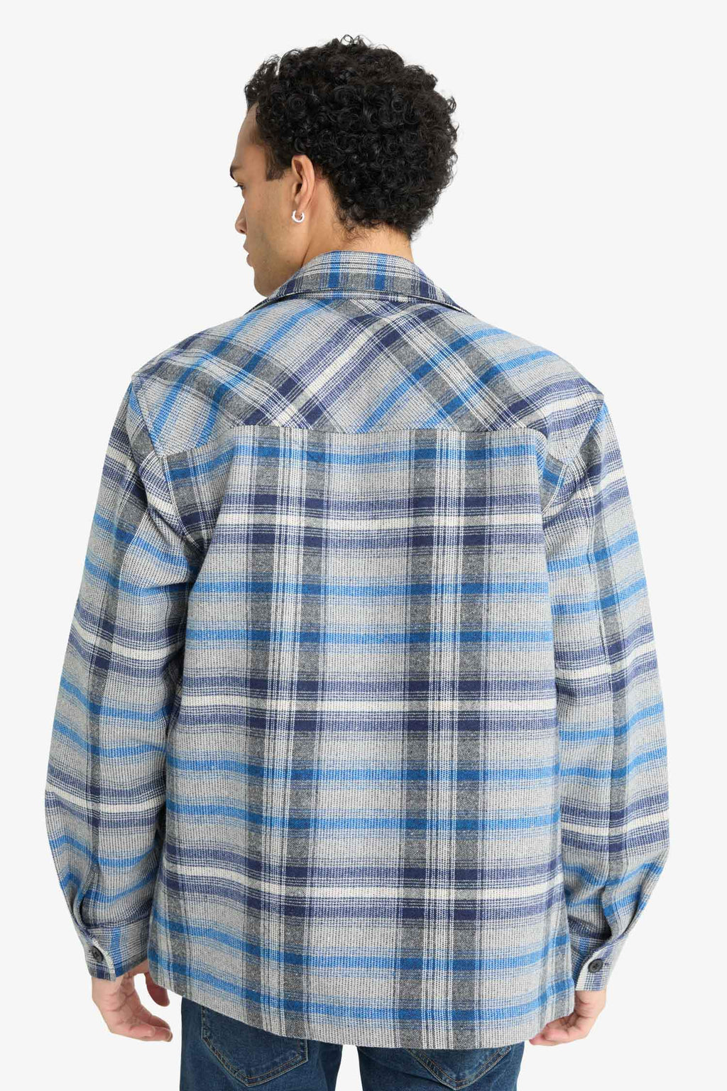 Regular Fit Flannel Long Sleeve Shirt