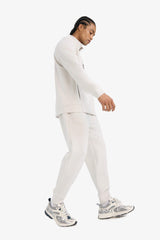 DeFactoFit Standard Fit Zipper Pocket Straight Leg Soft Touch Scuba Diving Fabric Sports Jogger Tracksuit Bottoms