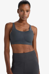 DeFactoFit Laser Cut Breathable Fabric Adjustable Strap Sports Bra