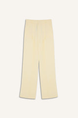 High Waist Straight Fit Linen Fabric Trousers