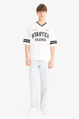 Loose Fit Crew Neck Printed Short Sleeve T-Shirt